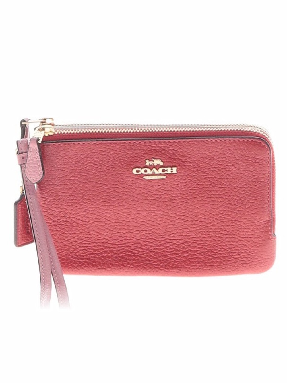 Coach Colorblock Double Zip Wristlet EUC